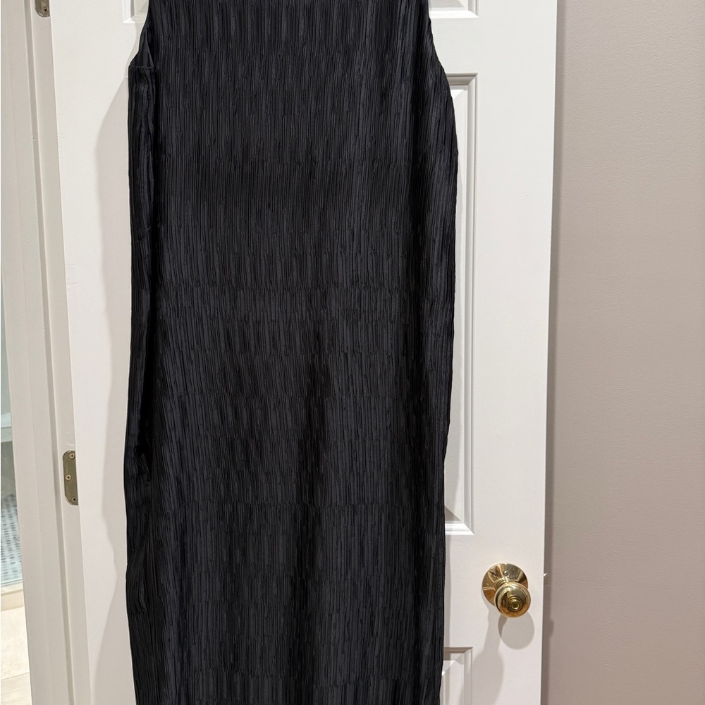 Zara Black Sleeveless Maxi Dress - Large - Picture 3 of 8